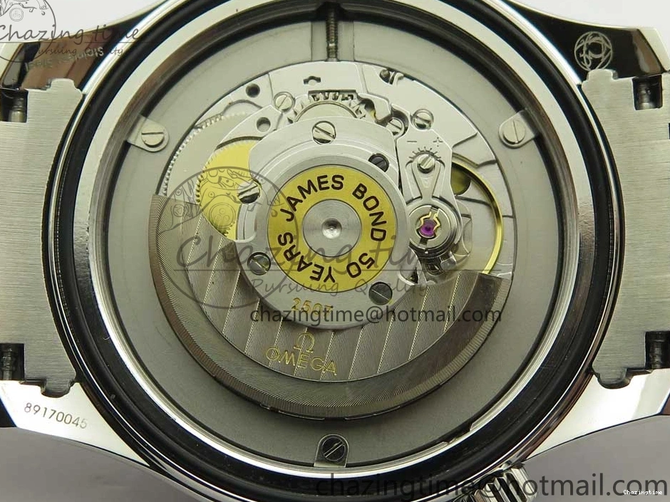 0510 Seamaster 300M Chronometer SS “007” Limited Edition OMF 1:1 Best Edition on SS Bracelet A2824 (Black Balance Wheel) V Seasonal 7952